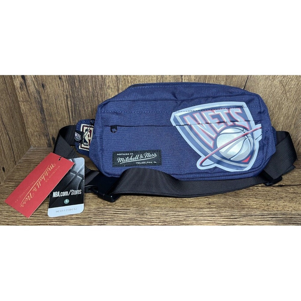 NEW Mitchell & Ness New Jersey Nets NBA Fanny Pack